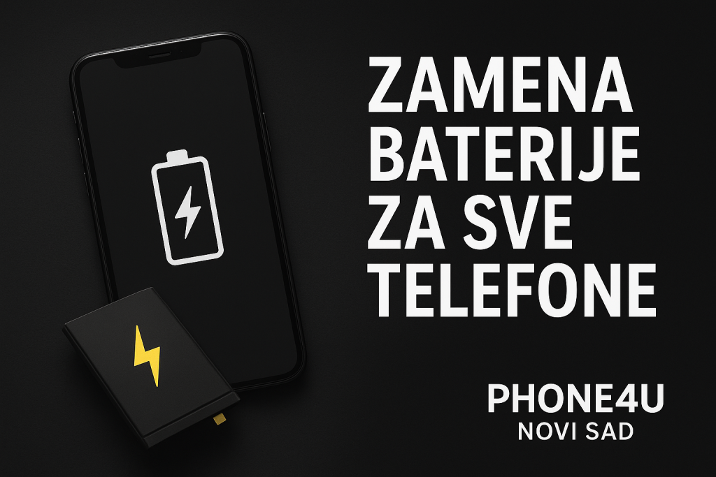 zamena baterije za mobilni telefon iphone samsung xiaomi honor huawei novi sad cena