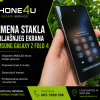 Zamena stakla spoljašnjeg ekrana Samsung Galaxy Z Fold 4 u Phone4U servisu Novi Sad