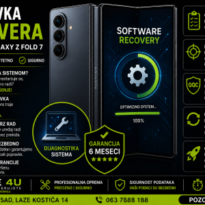 popravka softvera Samsung Galaxy Z Fold 7 Novi Sad Phone4U servis
