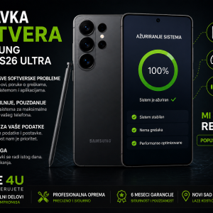 popravka softvera za Samsung Galaxy S26 Ultra Novi Sad Phone4U servis