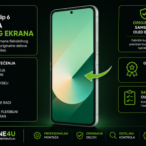 samsung galaxy z flip 6 - zamena displeja cena novi sad