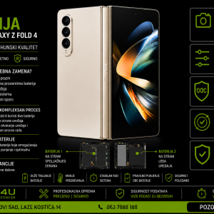zamena baterija Samsung Galaxy Z Fold 4 Novi Sad Phone4U servis