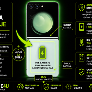 zamena baterije Samsung Galaxy Z Flip 5 Novi Sad Phone4U servis