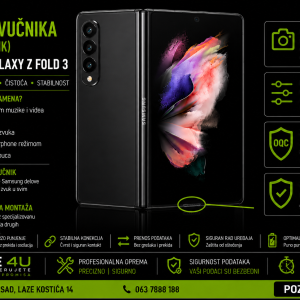 zamena buzzer zvučnika Samsung Galaxy Z Fold 3 Novi Sad Phone4U servis