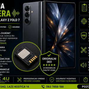 zamena buzzera Samsung Galaxy Z Fold 7 Novi Sad Phone4U servis
