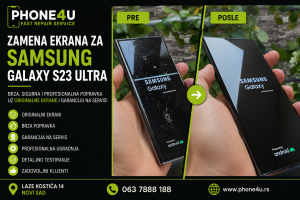 zamena ekrana s23 ultra cena novi sad