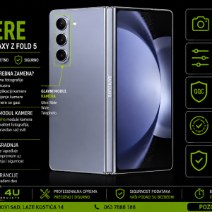zamena kamere Samsung Galaxy Z Fold 5 Novi Sad Phone4U servis