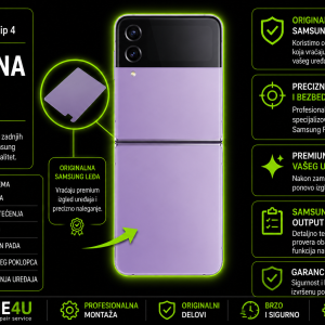 zamena leđa Samsung Galaxy Z Flip 4 Novi Sad Phone4U servis