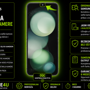 zamena selfie kamere Samsung Galaxy Z Flip 5 Novi Sad Phone4U servis