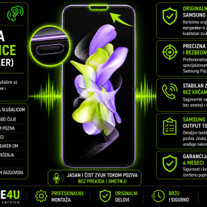 zamena slušalice Samsung Galaxy Z Flip 4 Novi Sad Phone4U servis