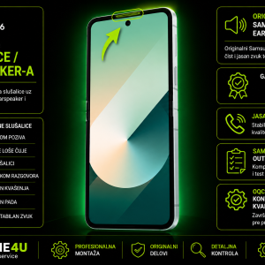 zamena slusalice Samsung Galaxy Z Flip 6 Novi Sad Phone4U servis