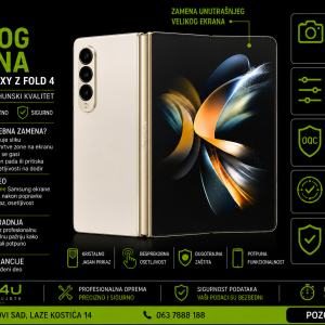 zamena velikog ekrana Samsung Galaxy Z Fold 4 Novi Sad Phone4U servis