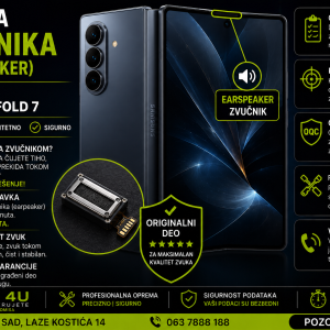 zamena zvučnika Samsung Galaxy Z Fold 7 Novi Sad Phone4U servis