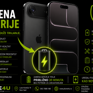 zamena baterije iPhone Air Novi Sad Phone4U servis battery health baterija visokog kvaliteta