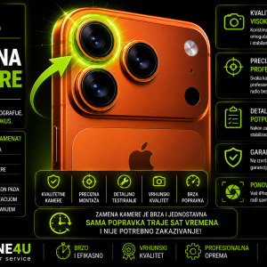 zamena kamere iPhone 17 Pro Novi Sad Phone4U servis