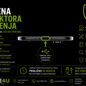 zamena konektora punjenja iPhone Air Novi Sad Phone4U servis USB-C konektor iPhone Air