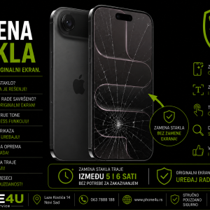 zamena stakla iPhone Air Novi Sad Phone4U servis originalni ekran True Tone zadržan