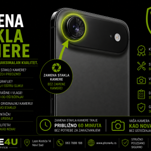 zamena stakla kamere iPhone Air Novi Sad Phone4U servis polomljeno staklo kamere iPhone Air