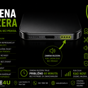 zamena buzzera iPhone Air Novi Sad Phone4U servis donji zvučnik iPhone Air nema zvuka