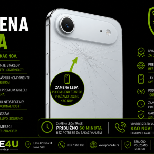zamena leđa iPhone Air Novi Sad Phone4U servis polomljeno zadnje staklo iPhone Air