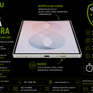 zamena buzzera Z Fold 8 Ultra Samsung Galaxy Phone4U