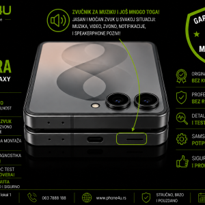 zamena buzzera Samsung Galaxy Z Flip 8 Novi Sad Phone4U originalni Samsung buzzer