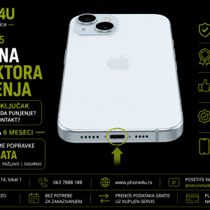 zamena konektora punjenja za iPhone 15 USB-C Phone4U servis