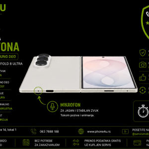 zamena mikrofona Z Fold 8 Ultra Samsung Galaxy Phone4U