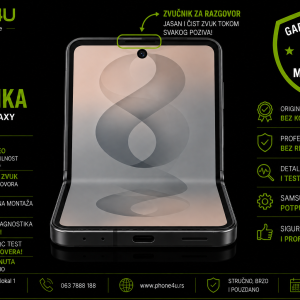 zamena zvučnika Samsung Galaxy Z Flip 8 Novi Sad Phone4U originalni Samsung zvučnik