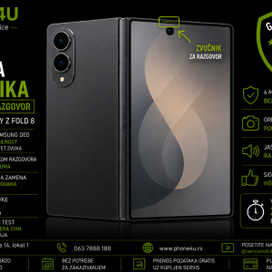 zamena zvučnika Samsung Galaxy Z Fold 8 Phone4U Novi Sad