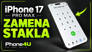 zamena stakla iPhone 17 Pro Max servis phone4U Novi Sad